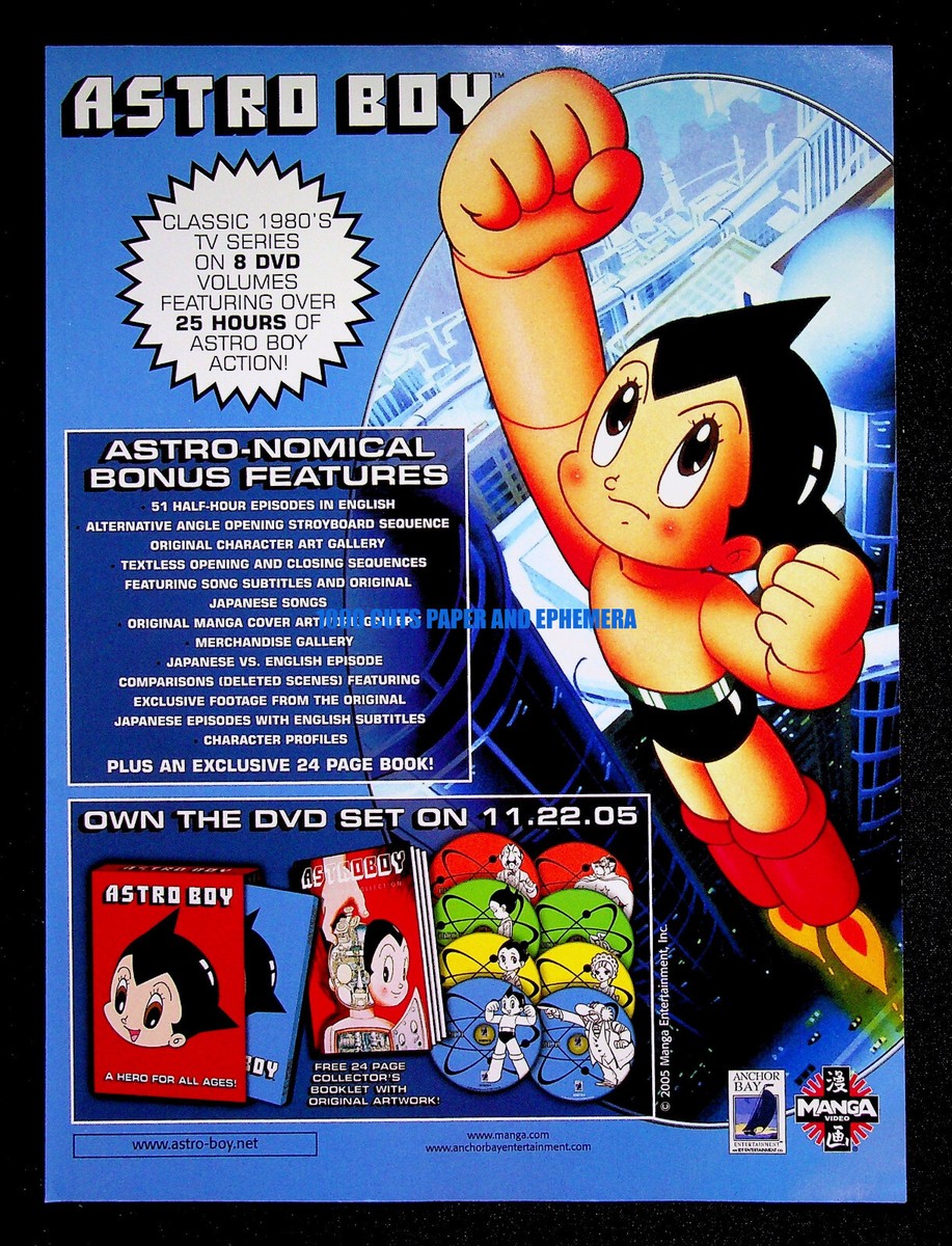 Astro Boy Manga Video 2005 Anime Astroboy Trade Print