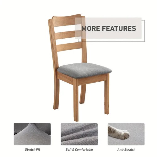 Dining Seat Chair Covers Short Slip Cover Stretch Removable Banquet Party Decor - Picture 4 of 46