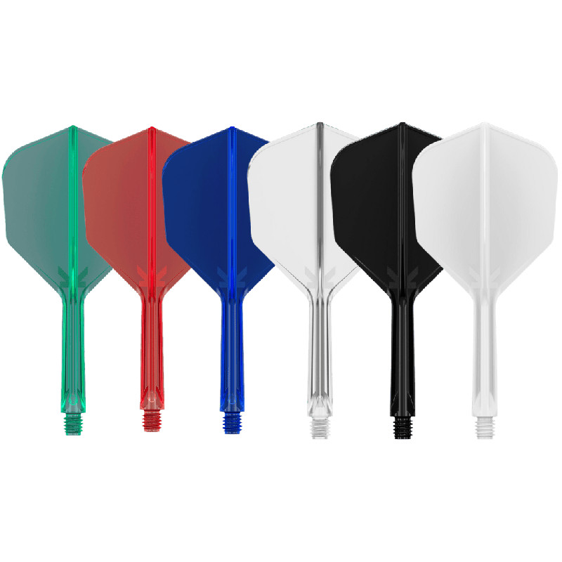 K Flex Dart Flights All in One Dart Flights and Stem Sets Combined - 3pce pack