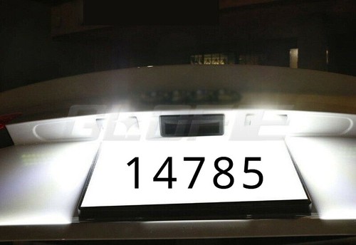 2Pcs For Fiat 500 + Cabriolet LED SMD License Plate Light Number Plate Light 12V - Foto 6 di 10