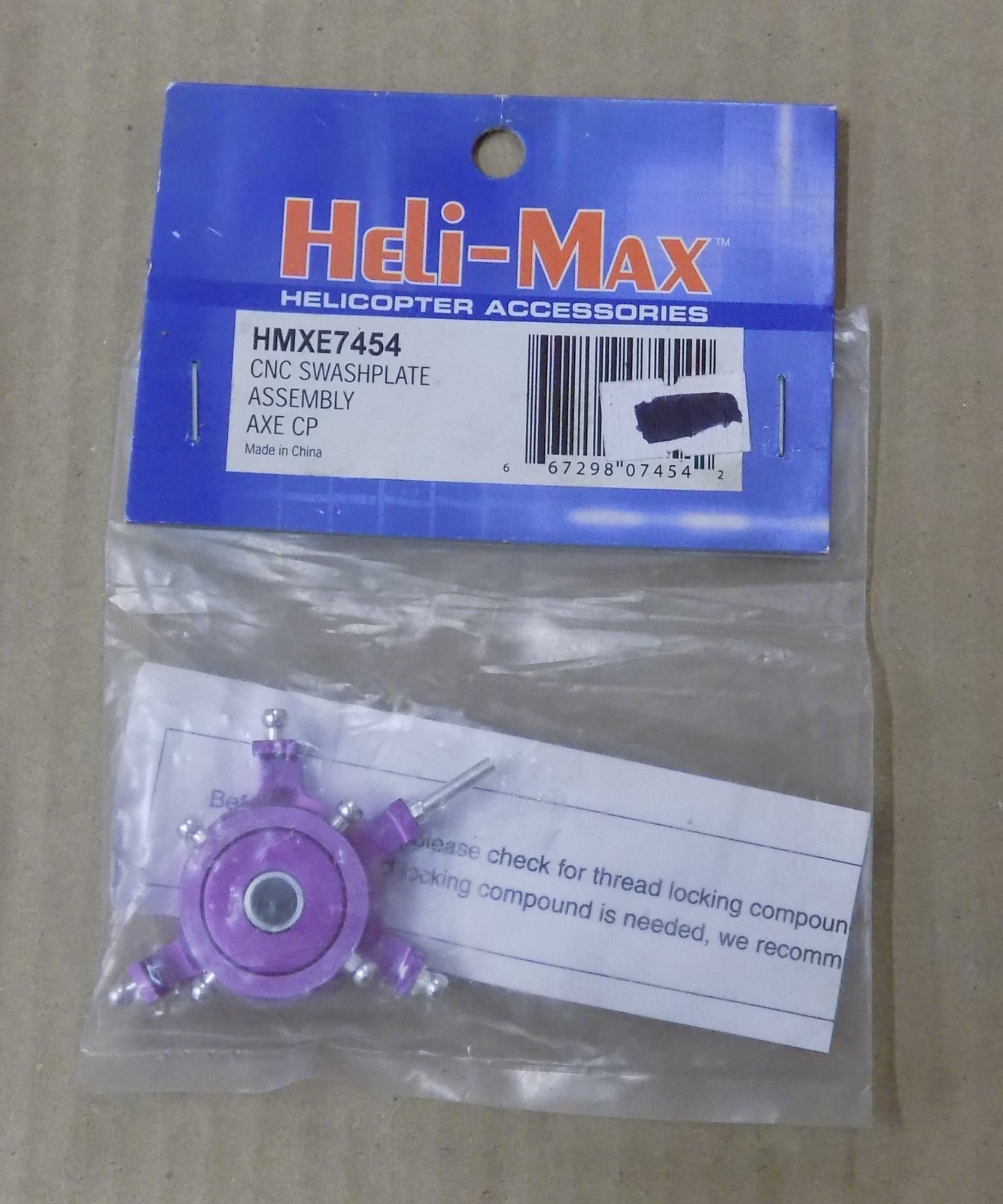 Helimax CNC Plato Cíclico Asamblea axecp HMXE7454 (púrpura) Nuevo en Paquete Helimax CNC Plato Cíclico Asamblea axecp HMXE7454 (púrpura) Nuevo en Paquete