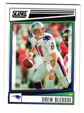 2022 Score Football Base #291 Drew Bledsoe - New England Patriots