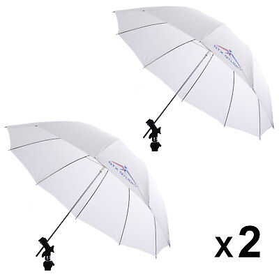 2 x 36 Translucent Photo Studio Umbrella w/ 10 Panel Fiberglass Rib Photography 2 x 36 Translucent Photo Studio Umbrella w/ 10 Panel Fiberglass Rib Photography