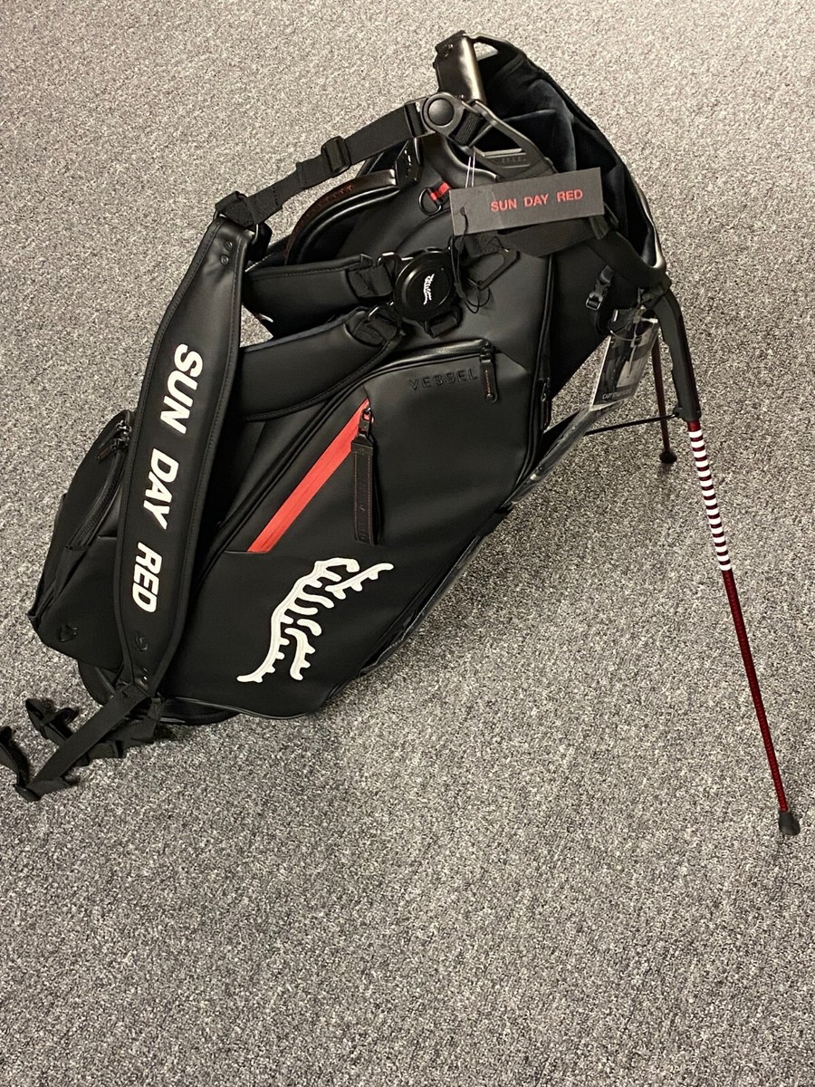 【新発売】 STAND 6-WAY V PLAYER VESSEL X RED DAY SUN BAG SOLD ) BLACK ( ゴルフバッグ・キャディバッグ