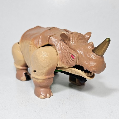 HASBRO VTG 1996 TRANSFORMERS BEAST WARS DELUXE CLASS RHINOX 100% COMPLETE - Picture 4 of 20