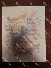 Cute 25 Sheets Lined Stationary writing paper pen pal, Size 8 1/2x11