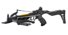 80lbs Hunting Self Cocking Pistol Crossbow 225+ FPS Grip bow All Black