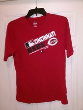 MLB Cincinnati Reds Baseball Majestic T-shirt Boys XL Red