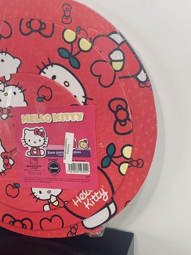 Hello Kitty 3 Tier Cupcake Stand, Pink and Red, Hello Kitty By Sanrio - Picture 4 of 6