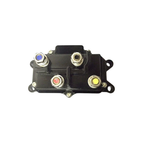 Contactor de relé de solenoide de 12 V e interruptor de pulgar basculante cabrestante con soporte de montaje - Imagen 3 de 4