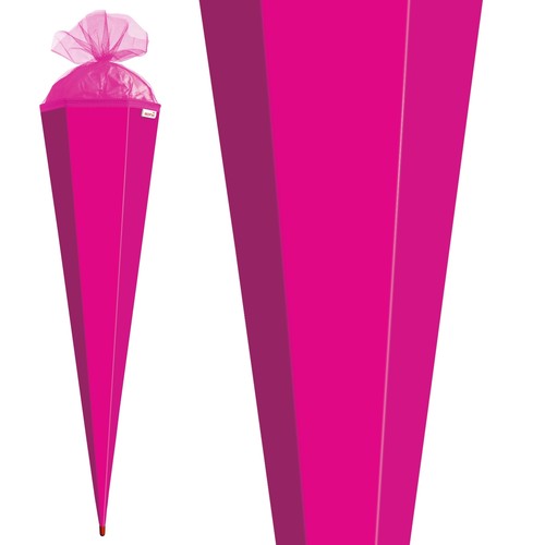 85 cm bolsa de manualidades hexagonal con cierre de tul rosa - Imagen 3 de 6