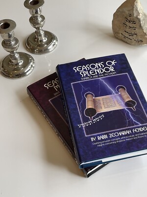 SEASONS OF MAJESTY + SPLENDOR FENDEL Yom Tov Shabbos Judaism Jewish 2 BOOKS! NEW