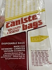 NOS Sears Kenmore 20 5033 Canister Vacuum Cleaner Bags 3 Pack Vintage Chicago
