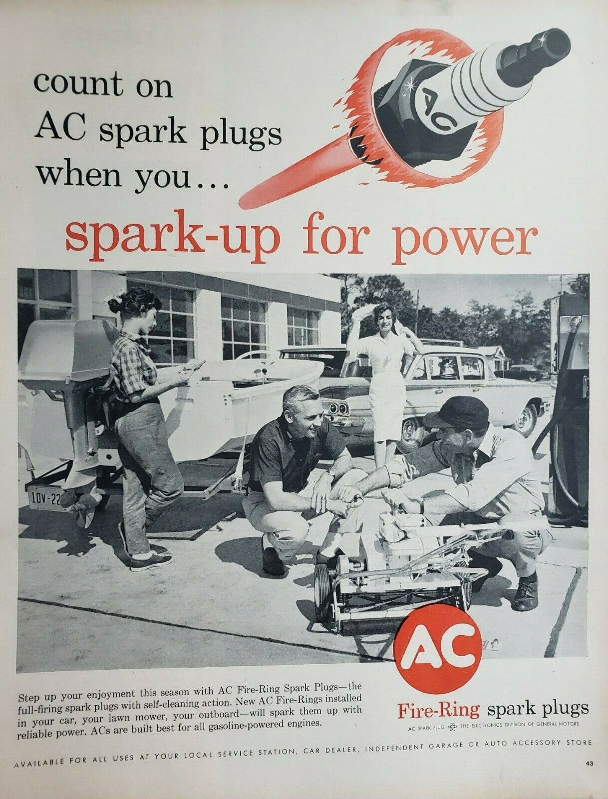 Lot of 12 Vintage AC Fire Ring Spark Plugs Ads Mancave Garage Xmas Ideas Popularna niska cena