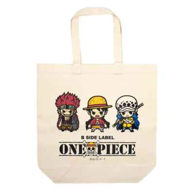 ONE173 ノベルティグッズ B - SIDE LABEL Tote Bag / ONEPIECE Three Captain ( Luffy Law Kid