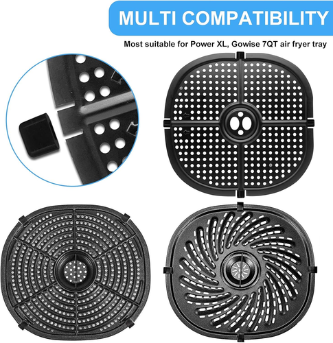 8PCS Friggitrice ad Aria Paracolpi in Gomma per Friggitrici ad Aria 7QT Powerxl Gowise, Aria Aggiornata Fr - Foto 2 di 12