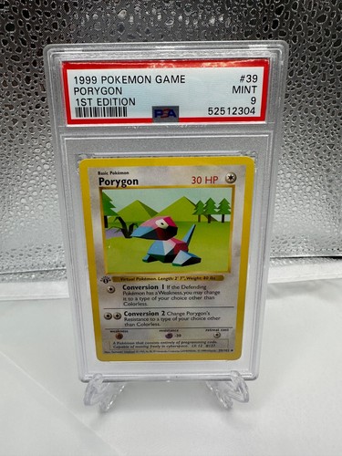 Pokemon Porygon Base Set Shadowless 1. Edition 39/102 PSA 9