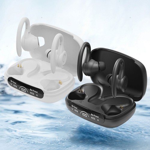 Wireless Bluetooth 5.3 Headset Stereo Headphones Ear Hook Earbud TWS Earphones - 第 16/20 張圖片
