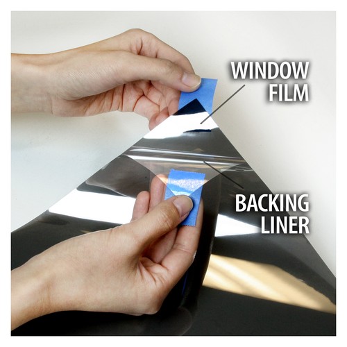 BDF S4MB20 Window Film Security and Daytime Privacy 4 Mil Black 20 (Dark) - Picture 6 of 7