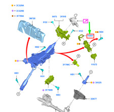 FORD GRAND C-MAX MK2 Lenksäulen-Transceiver 1687920