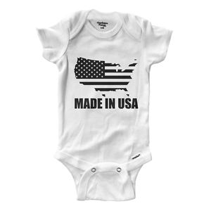 Made-In-USA-Infant-Gerber-Baby-Onesies-Bodysuit-Clothes-Baby-shower-Gift-Murica