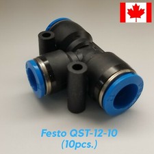FESTO PUSH-IN T-CONNECTOR QST-12-10 (10PC)