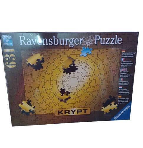 NUOVO SIGILLATO Ravensburger 15152 Krypt Puzzle Oro 631 Pezzi Adulto Puzzle Giallo