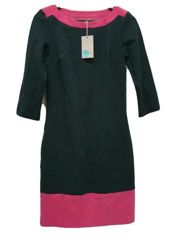Boden Siobhan Ponte Kleid Midnight Garden Grün Rosa UK 6R REF CL1 - Bild 6 von 10