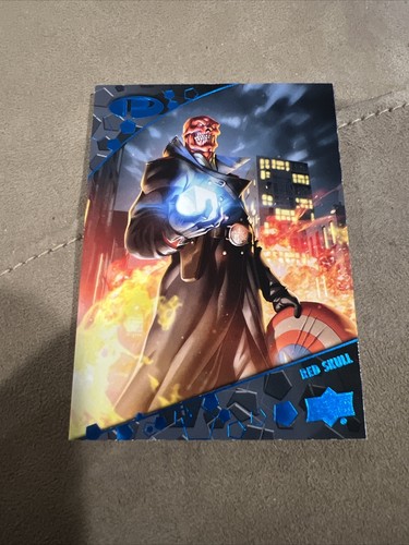 2021 Marvel Premier Red Skull Blue /49 - Picture 1 of 2