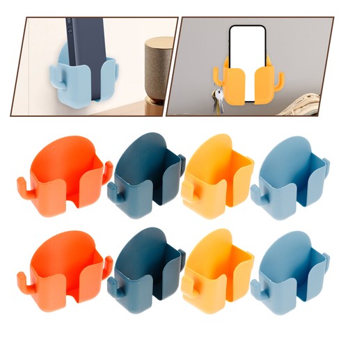 8 Pcs Cartoon Crab Wall-mounted Storage Box Office Phone Remote Holder - 第 1/12 張圖片