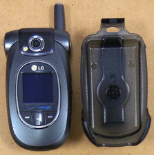 LG VX8300 - Gray and Silver  Verizon  Cellular Flip Phone - Bundled