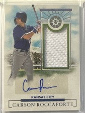 2024 Panini Boys of Summer #PMS-CR Carson Roccaforte Prospect Material Auto #/99