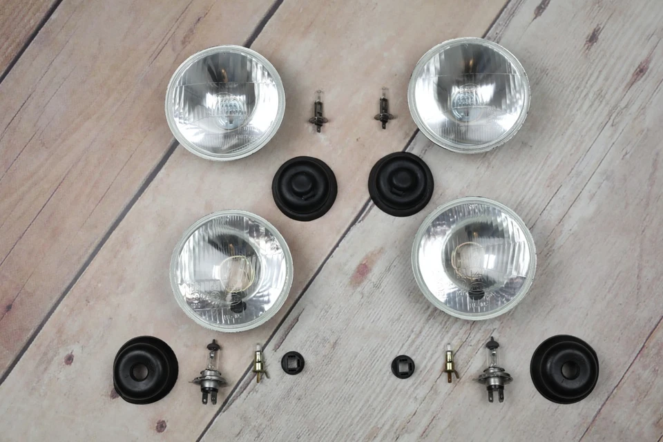 Mercedes R107 Conversion Headlights Complete Set - US to EU Conversion - SL SLC W107 - Image 2 of 3