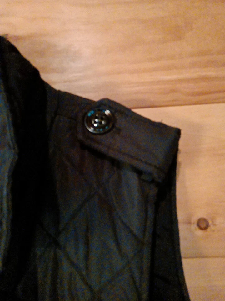 Chaleco Izod Para Hombres XL Puffer Negro Sin Mangas Cremallera Chaqueta Bolsillo Logo Ligero Foto 3 de 4