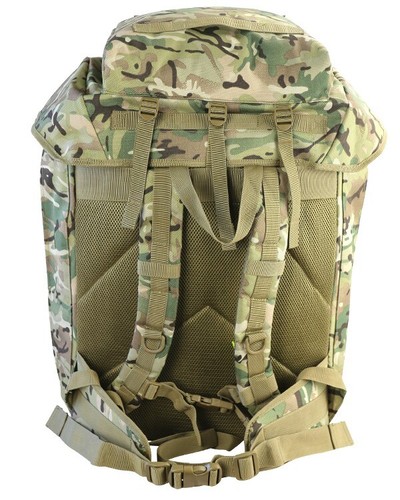 AIRBORNE BERGEN 100L BTP MTP SAS TACTICAL WEBBING MOLLE PLCE PARA RUCKSACK CAMO - Picture 3 of 4