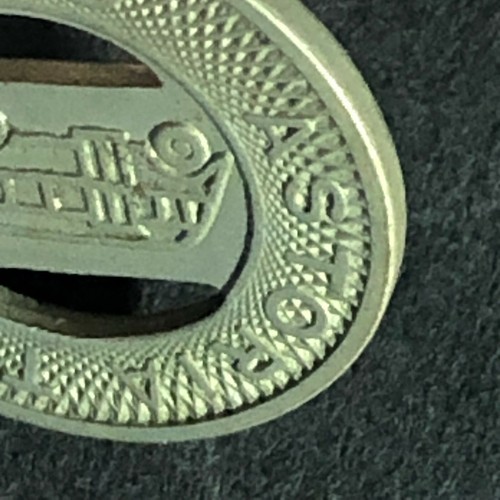 Scarce Astoria Transit Oregon G/F One Fare Brass Transit Bus Token 16mm  - Picture 3 of 3