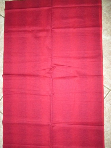 RJR Cotton Fabric - Red and black micro mini type stripe print - 1 yard - Picture 1 of 3