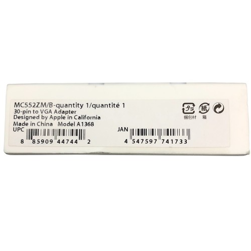 NEW Original Apple A1368 VGA Monitor Adapter For iPad 1st 2nd 3rd Generation - Picture 8 of 11