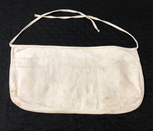 AWP Tool Nail Apron Multi-Pocket White Canvas Tie Construction EXPERIENCED - Picture 3 of 4