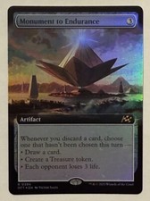 Monument to Endurance Extended Art Foil - Aetherdrift MTG Magic the Gathering