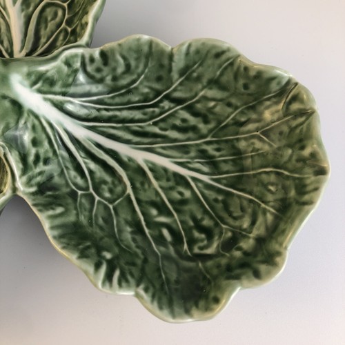 Bordallo Pinheiro Serving Dish, Cabbage Leaf, Vintage - Picture 4 of 9