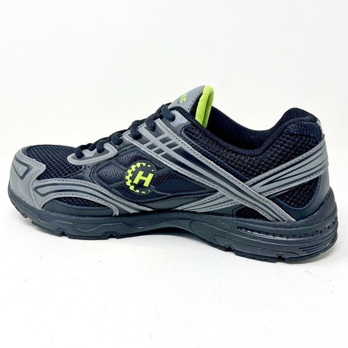 Hytest EH Athletic Oxford Black Mesh Steel Toe Mens Wide Work Shoes K11151 - Foto 3 di 5