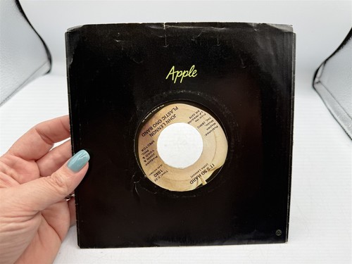 JOHN LENNON IMAGINE / IT'S SO HARD PLASTIC ONO BAND 45 RPM RECORD ALBUM LP VINYL - Picture 8 of 8