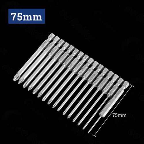 Magnetic Phillips Screwdriver Drill Bit PH00 PH0 PH1 PH2 1/4" Hex Shank Bits Set - Picture 18 of 50