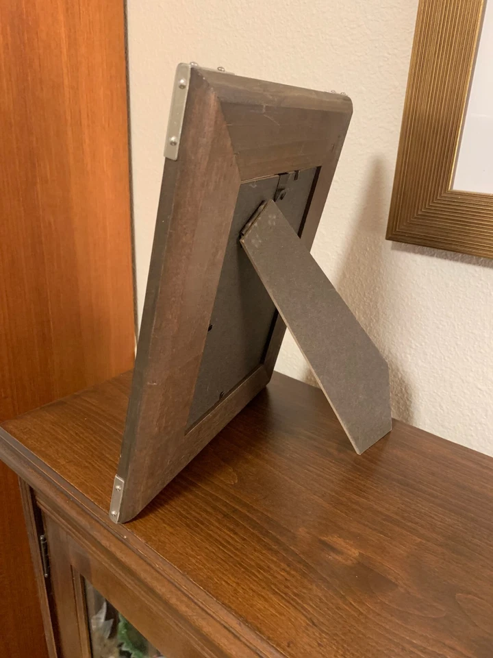 IKEA OVRABY 5" X 7" WOOD & METAL PICTURE FRAME - Image 2 of 4