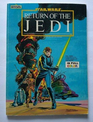 star wars return of the jedi marvel comic book full color