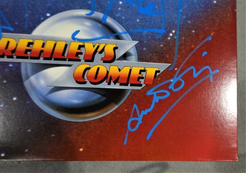 FREHLEYS COMET BAND FIRMATA Debutto Vinile AUTOGRAFO Vinile Ace Frehley Anton Fig LP - Foto 3 di 11