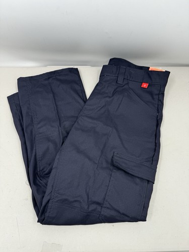 Bulwark FR Hose Herren 32x28 Cargo Doppelknie Ripstop iQ Serie blau 9.0 ATPV NEU