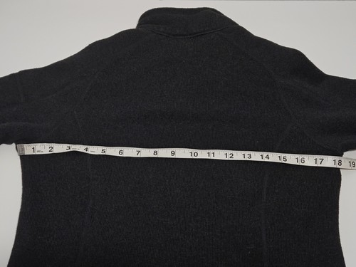 Patagonia Worn Wear Better Sweater 1/4 Zip Pullover Gray Women's Small VGC - Picture 14 of 15
