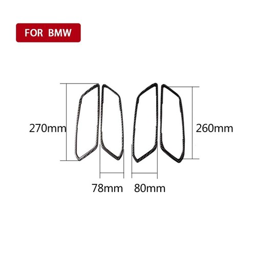 Carbon Fiber Interior Trim Door Handle Swtich Surround fit For BMW 3 Series G20 - Picture 2 of 6